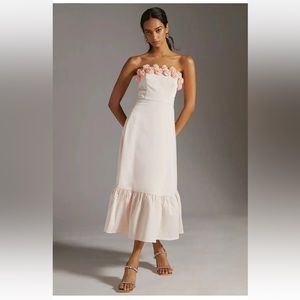 Anthropologie Hutch Floral Hem Maxi Dress Size 0